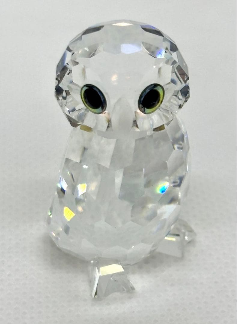 スワロフスキー クリスタル フクロウ 2体セットP-5 - メルカリ