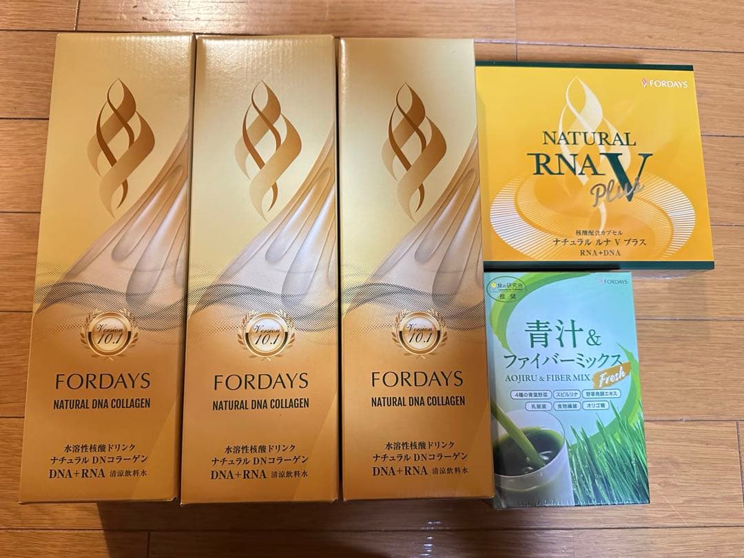 フォーデイズ核酸ドリンク3本 青汁 核酸カプセル セット - メルカリ