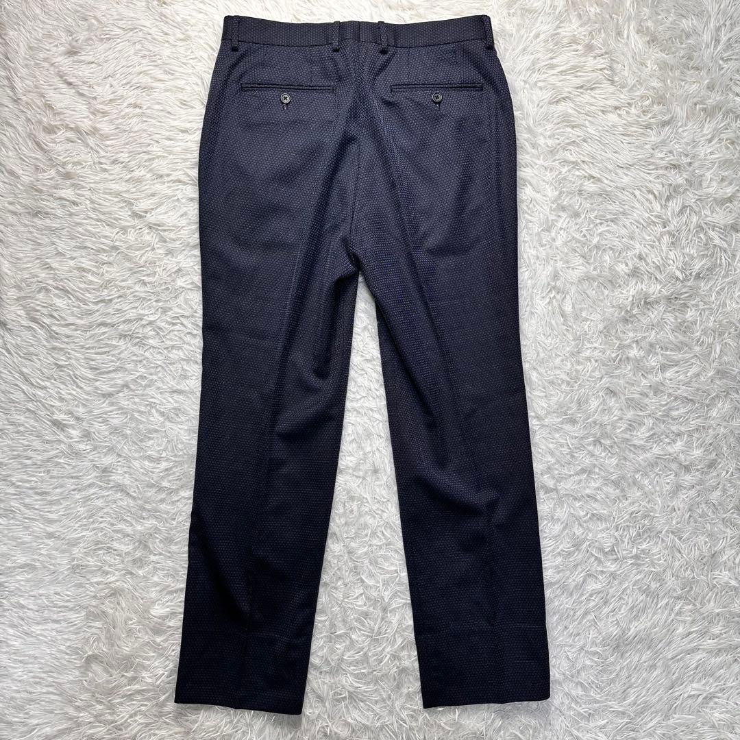 専用希少 極美品 ポールスミス 青薔薇柄 花柄 セットアップ白ステッチ