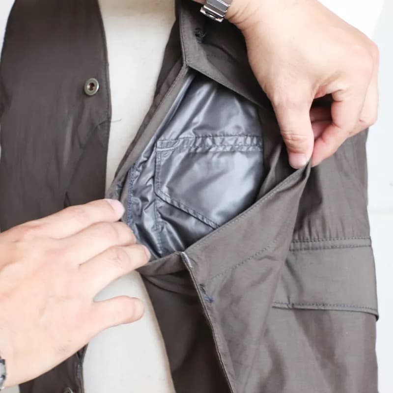 Post Overalls エンドオンエンド中綿ベスト／カバーオールo'alls