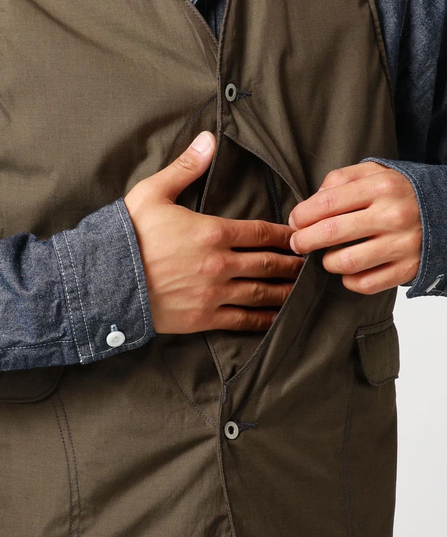 Post Overalls エンドオンエンド中綿ベスト／カバーオールo'alls