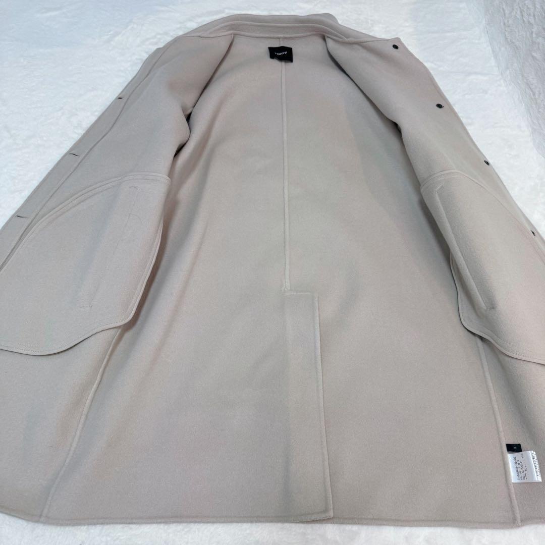 極美品】セオリー カシミヤ ロングコート 現行ロゴ 近年モデル