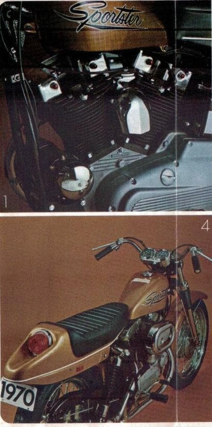 レプリカタンクデカール 70-71 XLCH アイアンスポーツスター ショベル