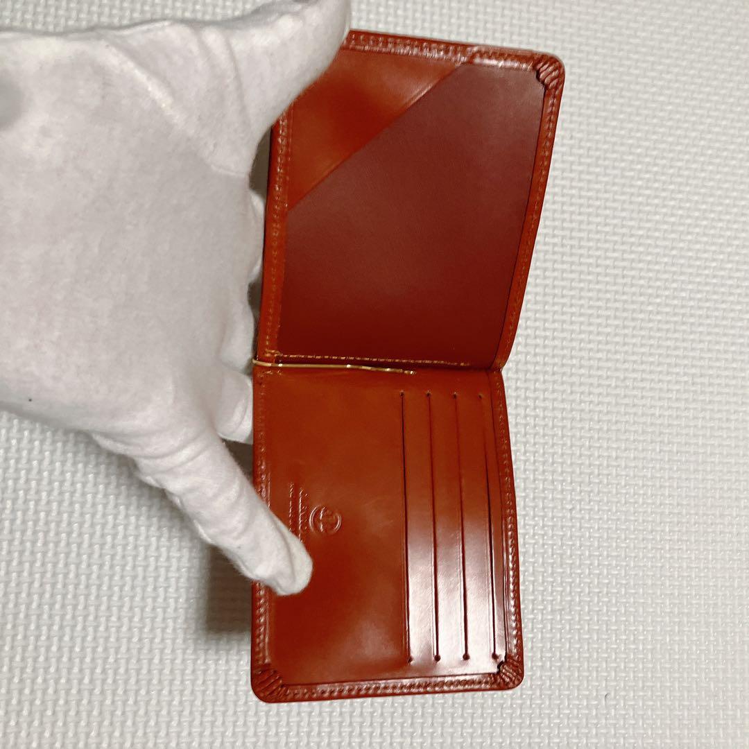 未使用 GLENROYAL グレンロイヤル マネークリップ 札バサミ ブラウン