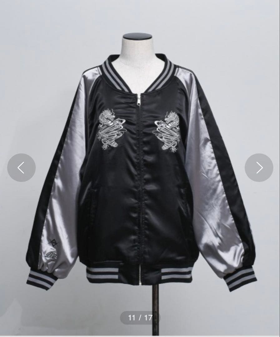 REFLEM×Dust Devilコラボスカジャン レフレム 地雷 パンク REFLEM（レフレム） スカジャン 「 × Dust Devil SPECIAL