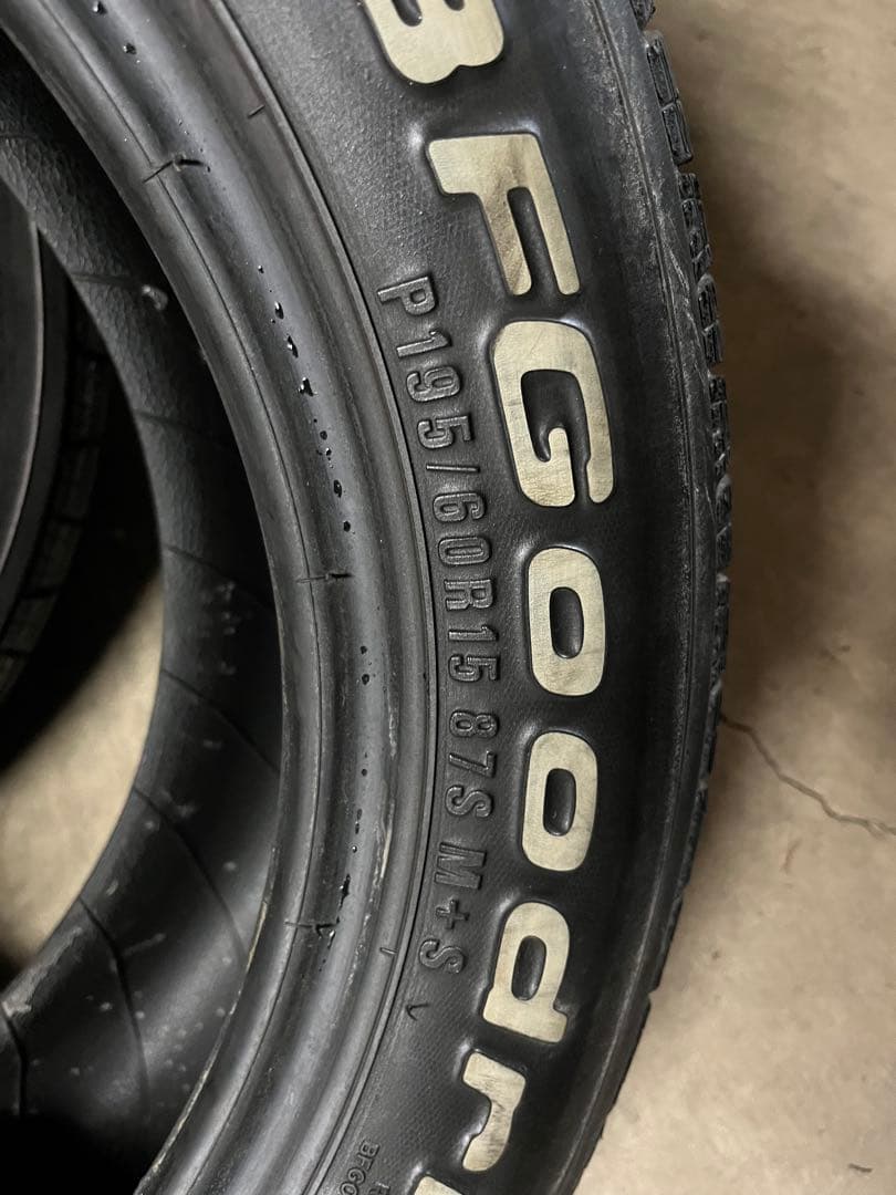 bfグッドリッチ radial T/A 195/60r15 2本