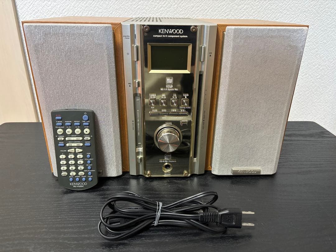 KENWOOD RD-ES3MD CD、MD（MDLP対応）コンポ リモコン付き - メルカリ