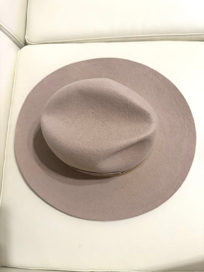 THE H.W.DOG&CO. FRONT-H フェルトハット/オフホワイト