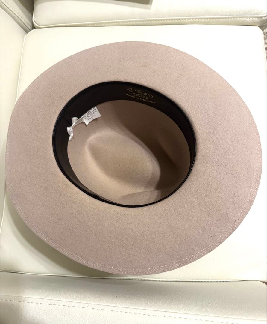 THE H.W.DOG&CO. FRONT-H フェルトハット/オフホワイト