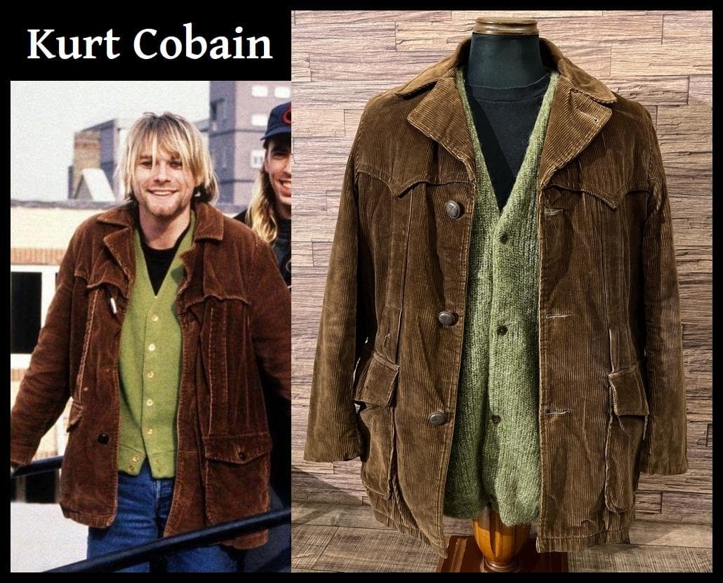 カートコバーン 着用 60s 70s タウンクラフト ボア ランチ コート M