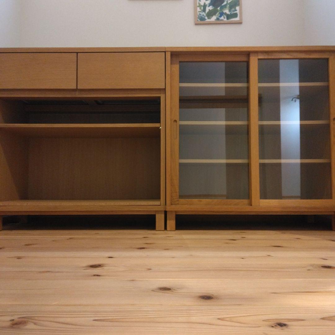 MUJI 無印良品 脚付 木製 キャビネット【廃盤】 - メルカリ