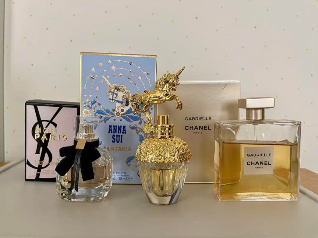 CHANEL・ANNA SUI・YSL香水3点セット ゲラン 香水 モン ゲラン