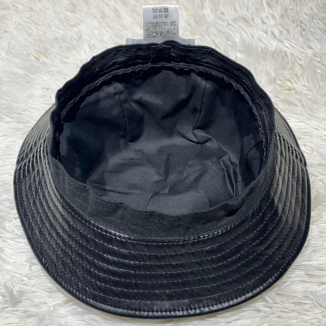 極美品☆KANGOL ベル型 バケットハット L 黒 金ロゴ 希少 ストリート