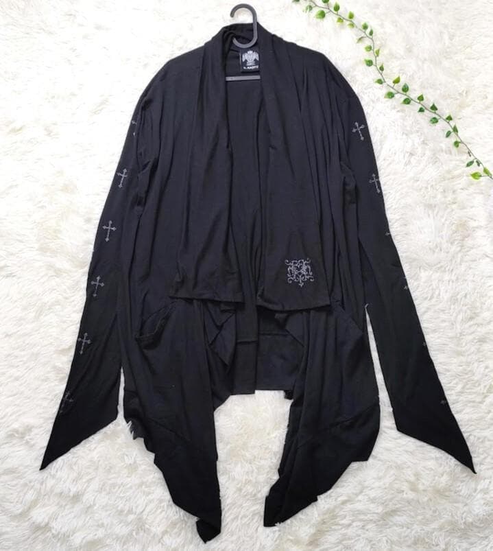 HYDE h.naoto コラボ 黒ミサ ロング カーディガン Mサイズ 黑ミサ