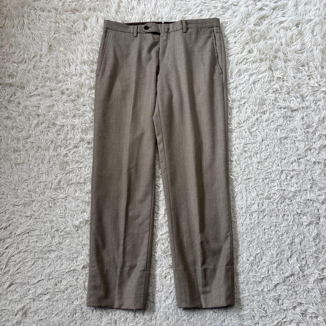 美品☆【スーツカンパニー】カノニコ生地　近年現行　ベージュ　本切羽165cm6D