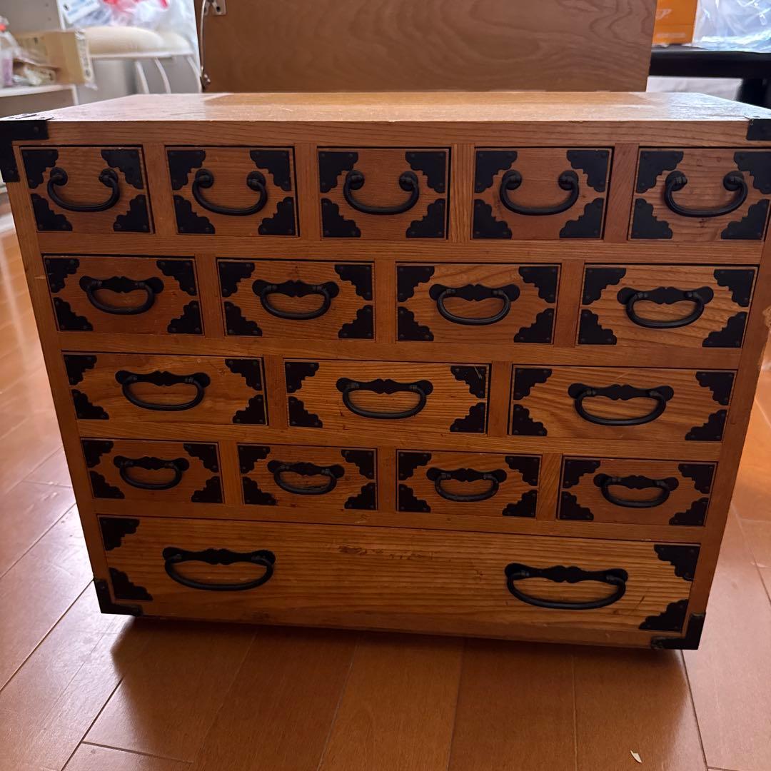 薬箪笥 小引き出し 小物入れ 薬箱 木製 裁縫 収納 昭和 レトロ