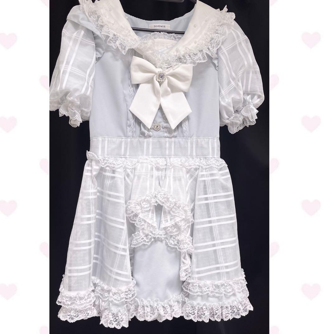 NOEMIE シアーチェックセーラーセット シアーチェックリボンセーラーフレアセットアップ | ノエミー(NOEMIE