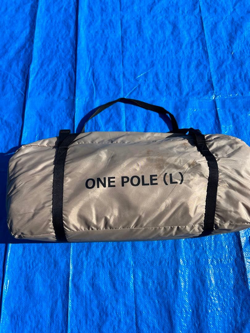 【美品】DOD ワンポールテントL T8-200-TN ワンポールテントL（タン） T8-200-TN - DOD（ディーオーディー