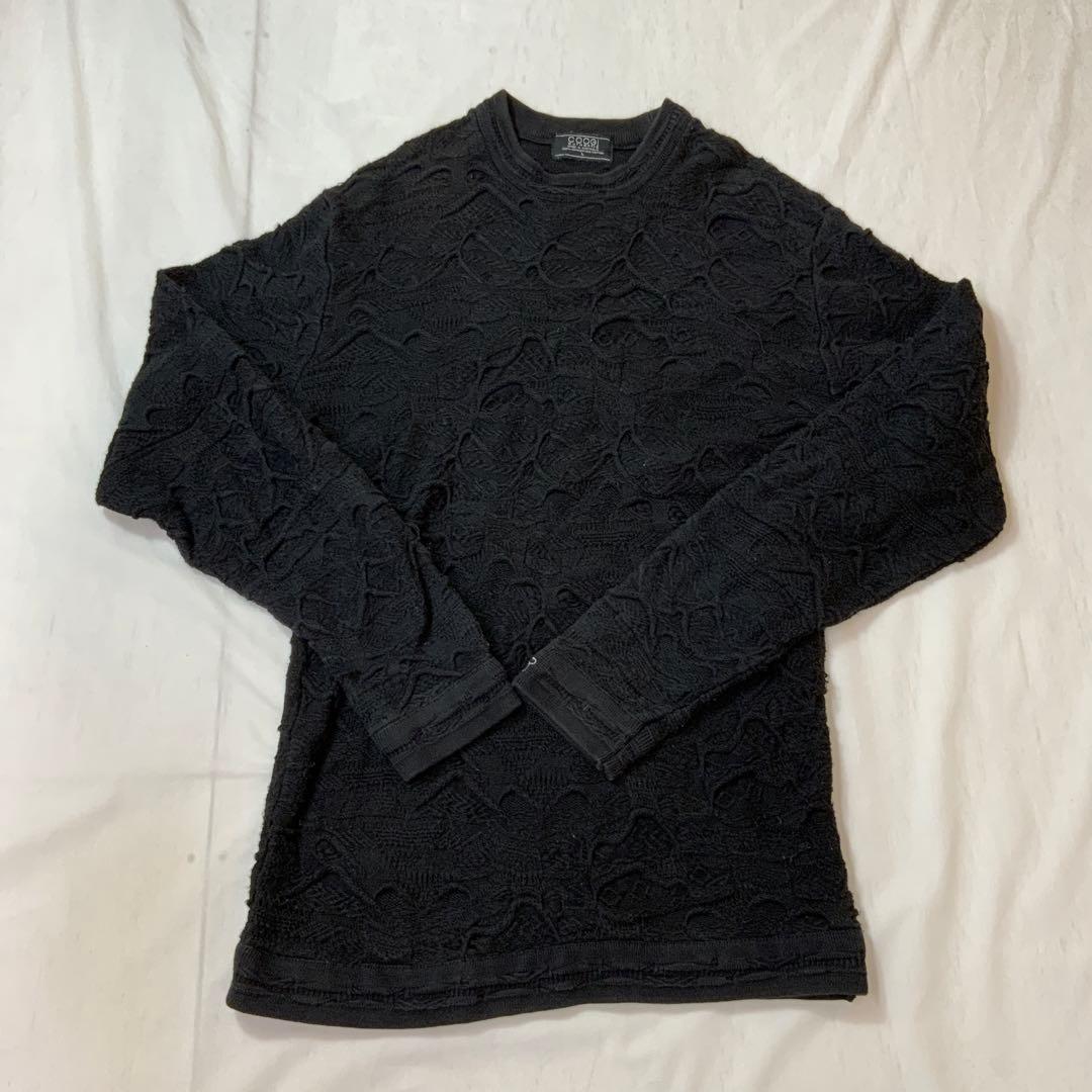 A/W COOGI クージー オーストラリア製 黒タグ 3Dニット ブラック