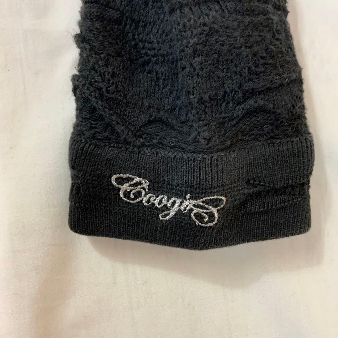 A/W COOGI クージー オーストラリア製 黒タグ 3Dニット ブラック