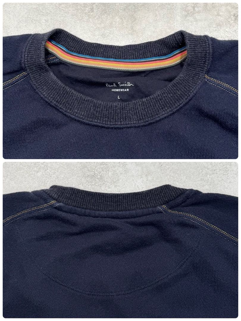 Paul Smith ポールスミス トレーナー スウェット ネイビー L 無地