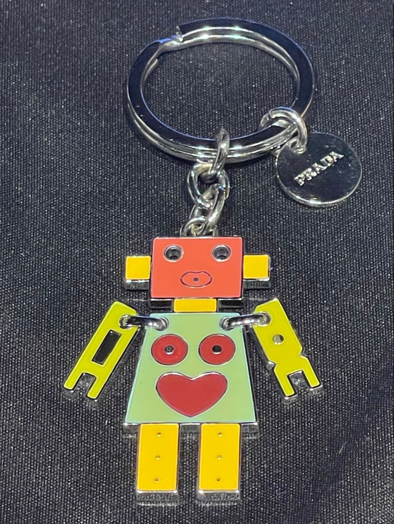 美品 プラダ ロボット キーリング キーホルダー バッグチャーム PRADA PRADA（プラダ） ロボット キーリング キーホルダー バッグチャーム