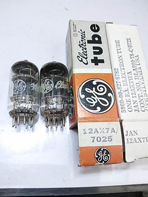 真空管 12AX7A 7025 GE製2本 - メルカリ