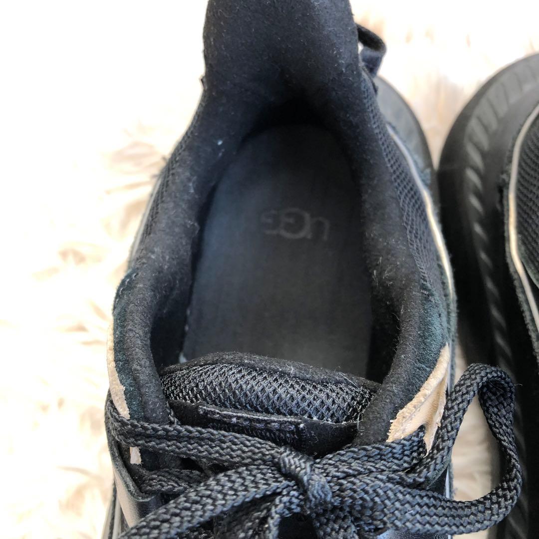 UGG　厚底スニーカー　ブラック　24.5cm　CA805V2　1127110
