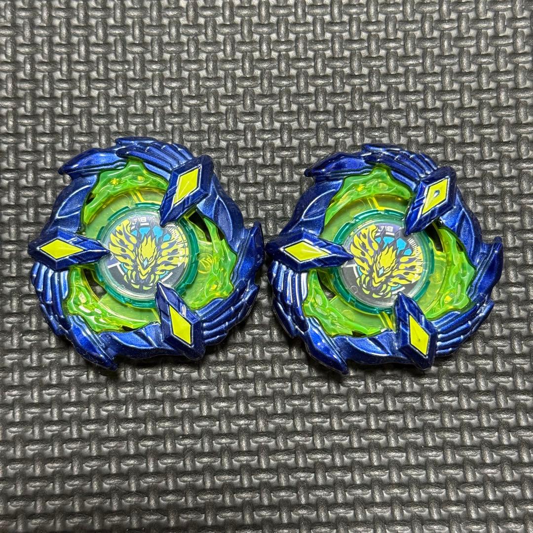 【保管品】　フェニックスウイング　ネイビー　２個セット　ブレードのみ ベイコード使用済・ブレードのみ(未使用)】フェニックスウイング