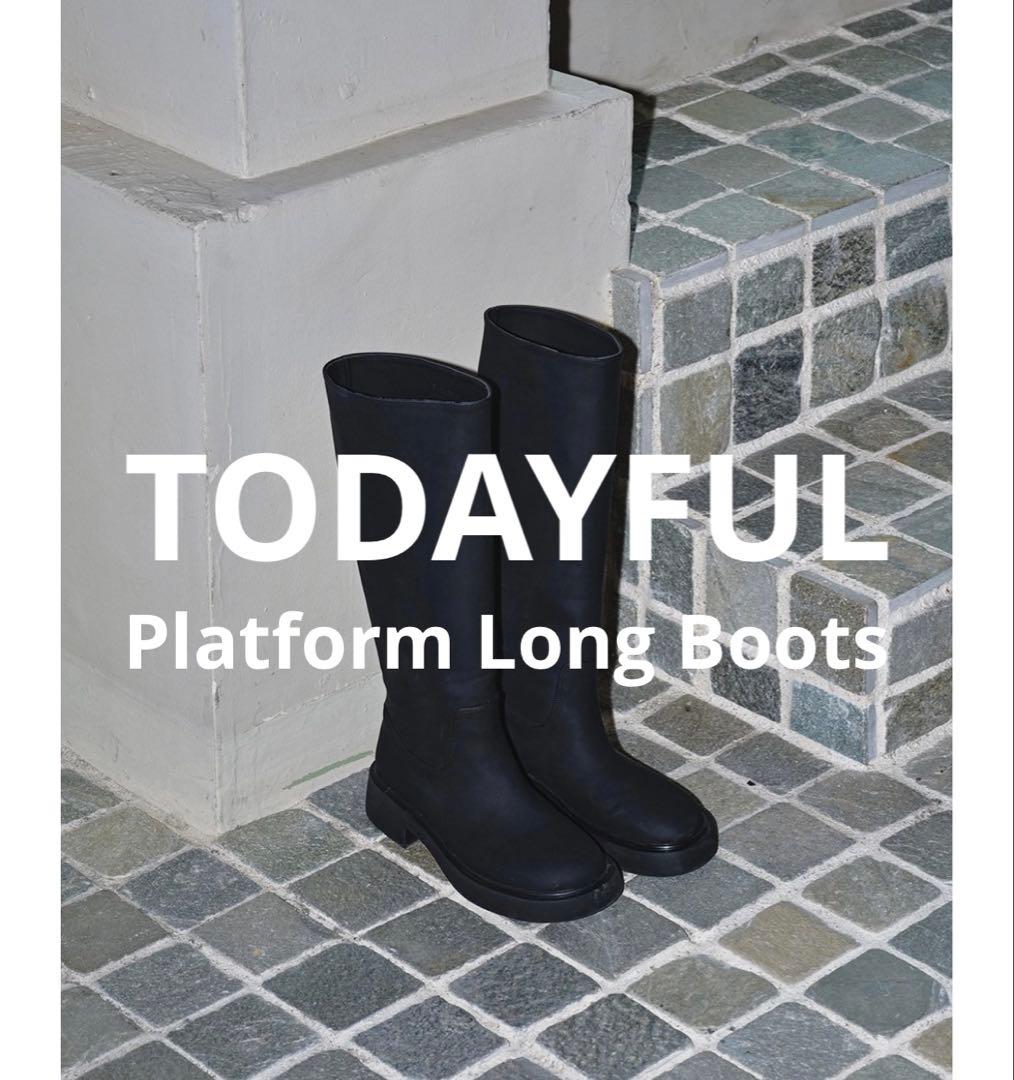 TODAYFUL】Platform Long Boot 23