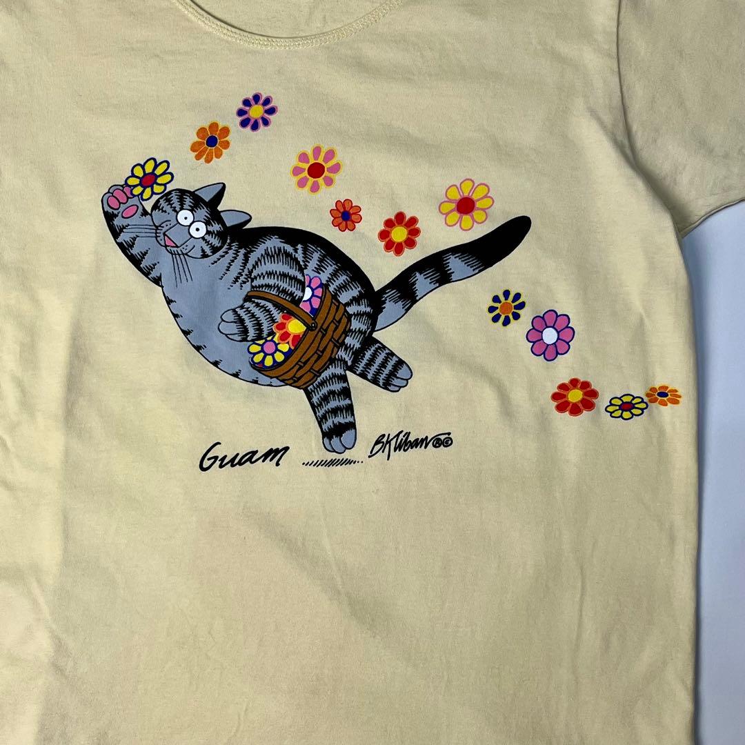 クリバンキャット Tシャツ 90s 黄色 - メルカリ