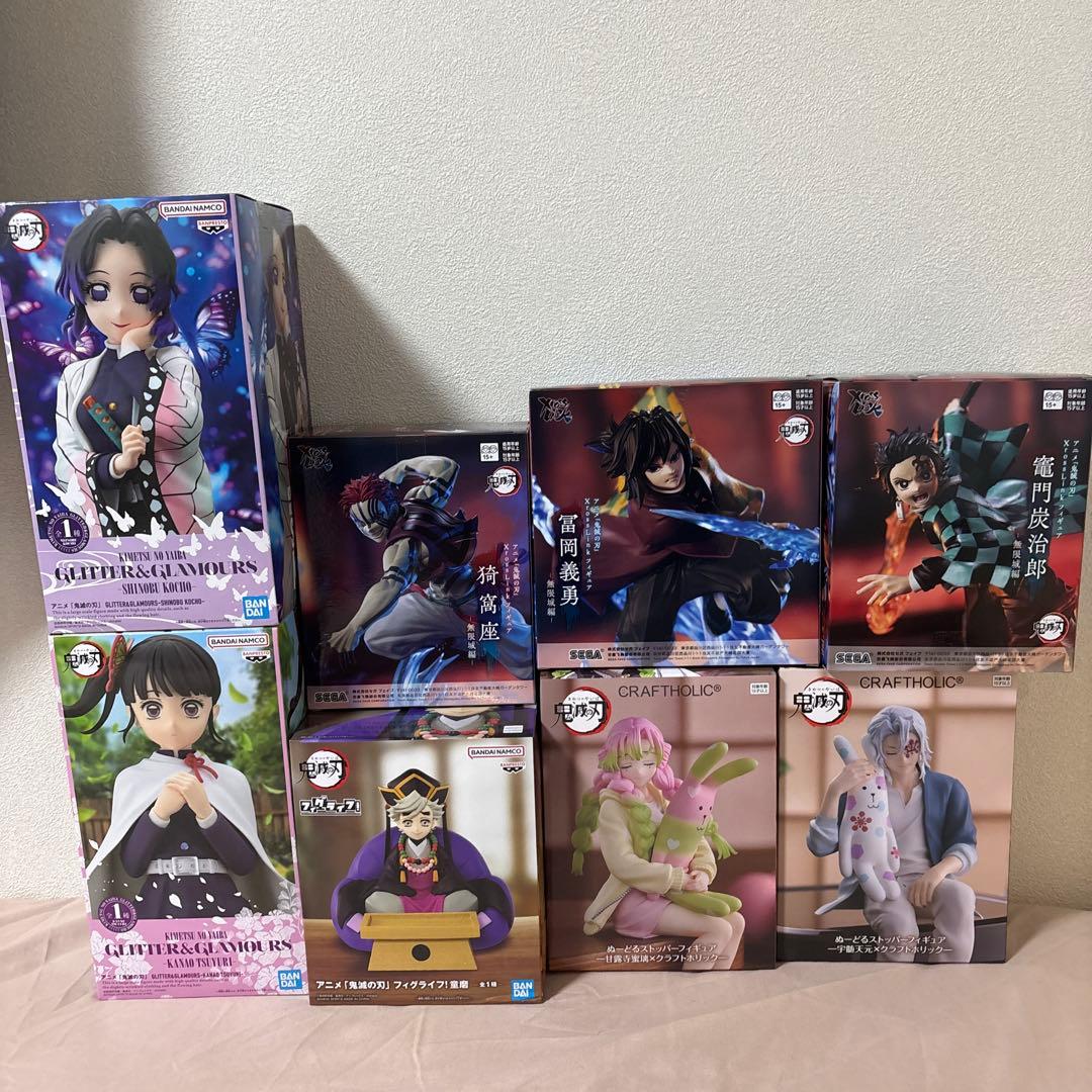 鬼滅の刃 フィギュア まとめ売り 8体セット - メルカリ