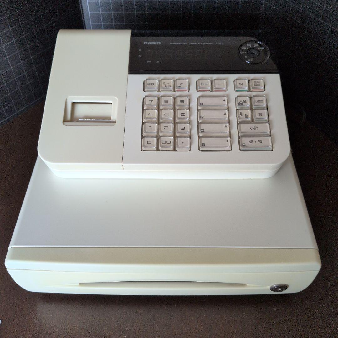 CASIO 電子レジスター 110ER中古美品内鍵外鍵各2個 Amazon | カシオ レジスター 4部門 小型ドロア 110ER | レジスター本体