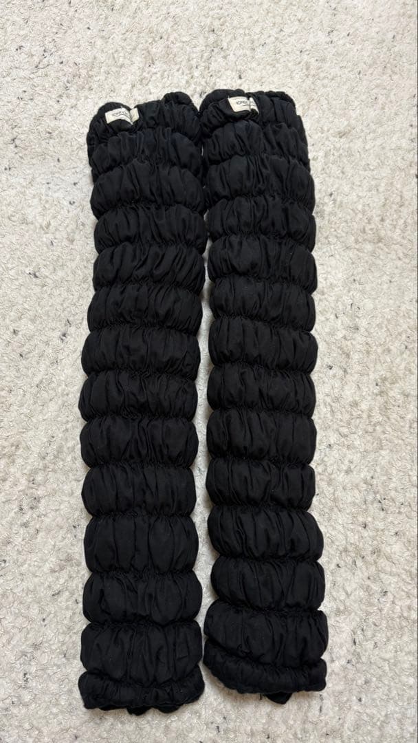 IONDOCTOR ブラック レッグウォーマー58 ロングレッグウォーマー58 イオンドクター IONDOCTOR 返品交換不可