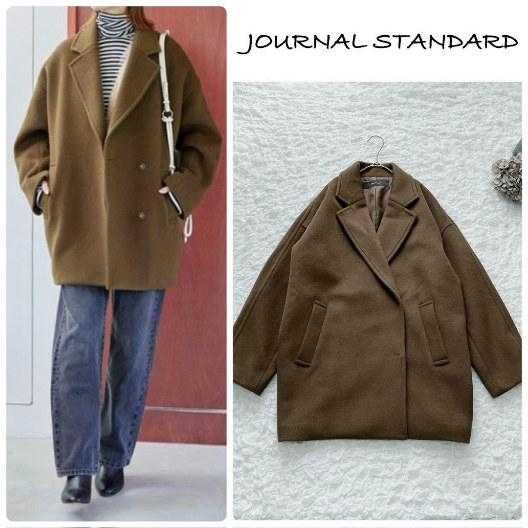 ジャーナルスタンダード　23AW スーパー140ビーバーテーラーコート　36