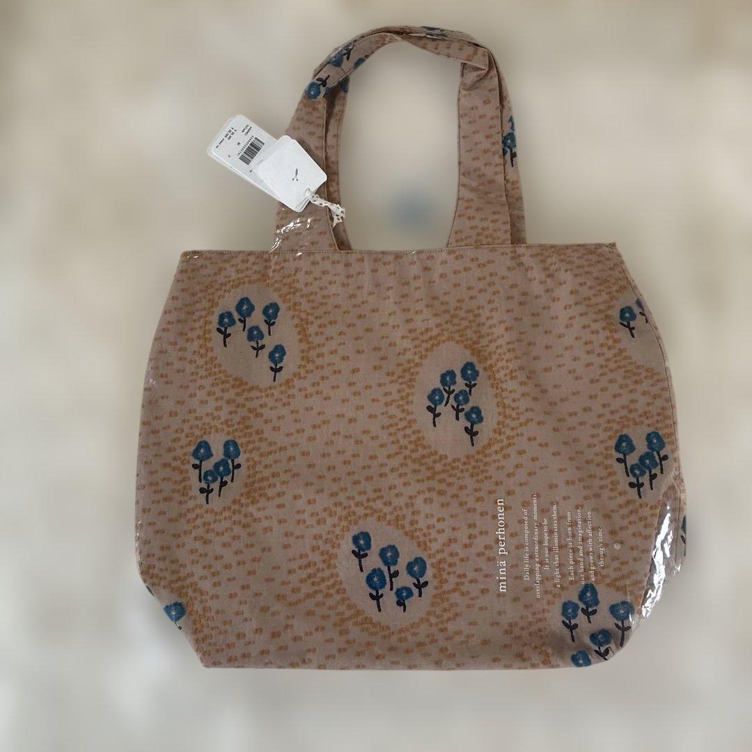 ミナペルホネン パニーニバッグ ballade ベージュ つぐ展 未開封