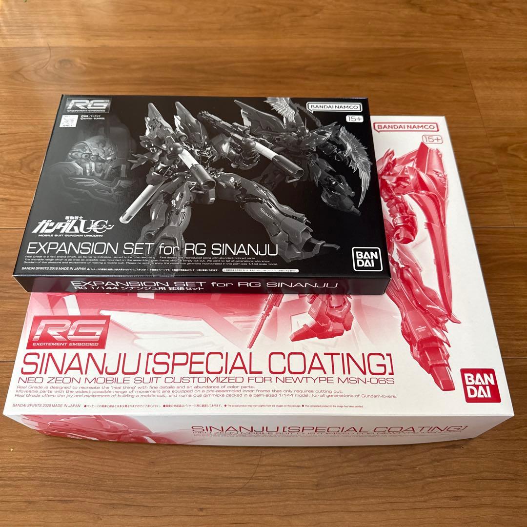 RG1/144シナンジュ[スペシャルコーティング]&拡張セット - メルカリ