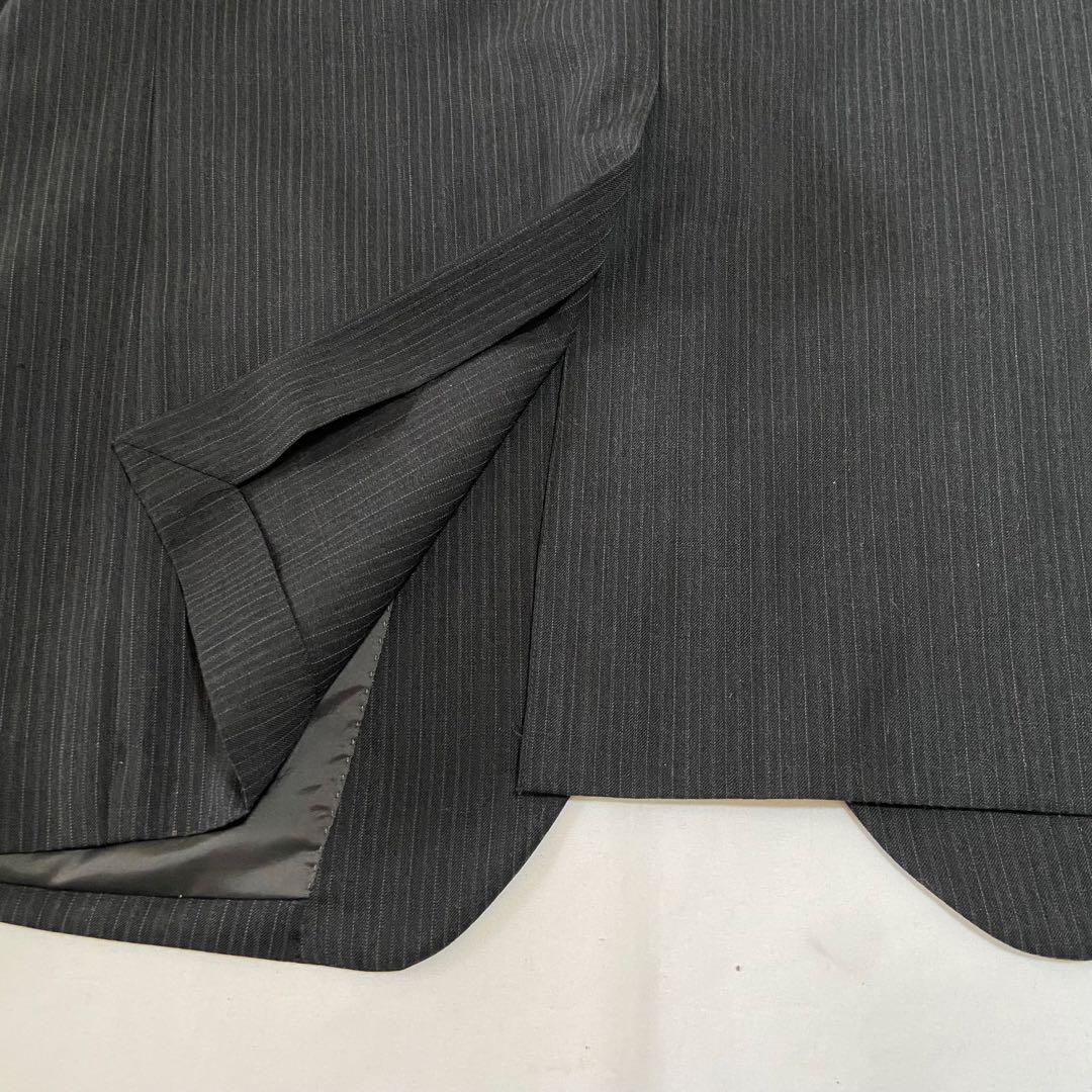 大きいサイズ✨BB7 アデランテ ストライプ セットアップスーツ グレー