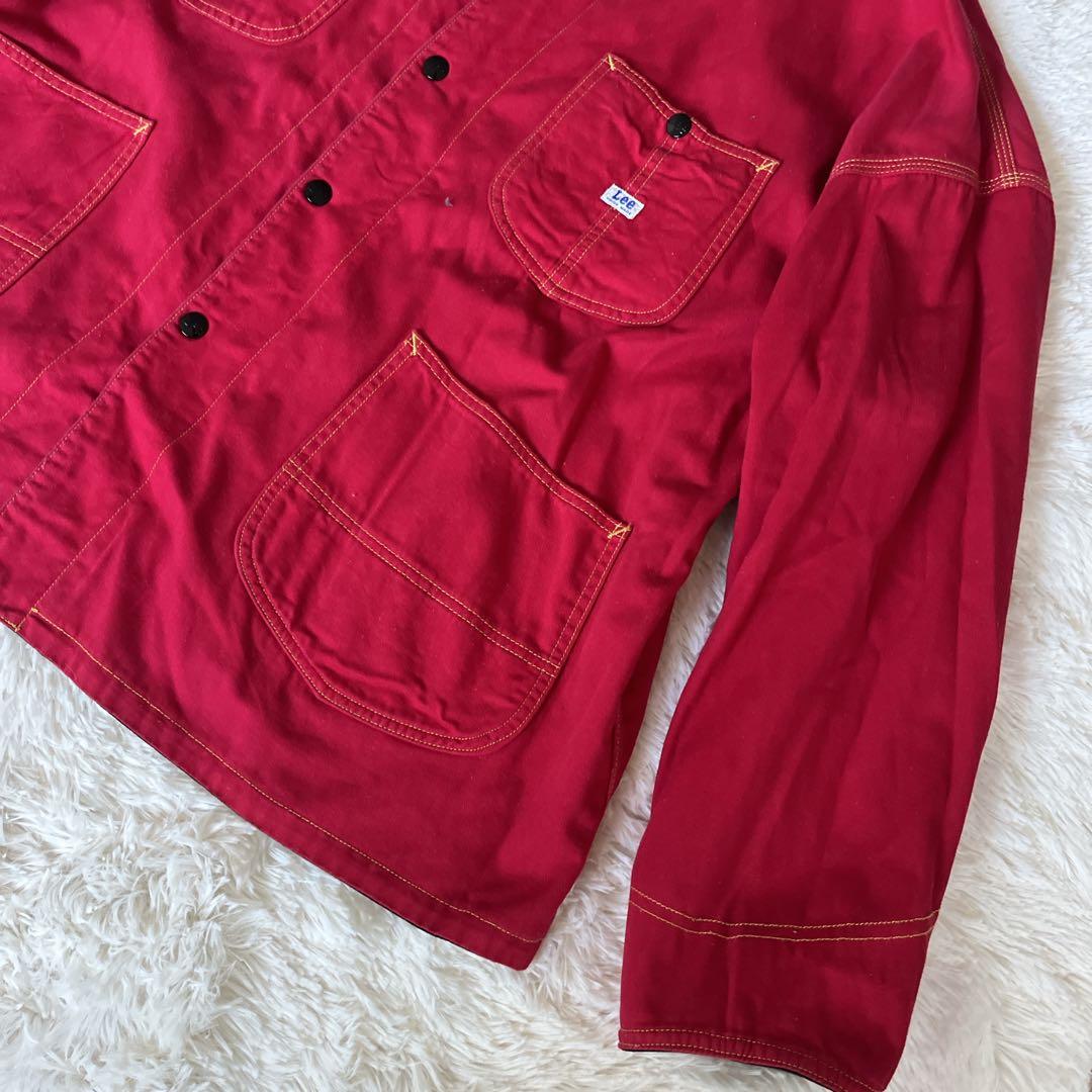 ChahChah×TENBOX×Lee/リバーシブルカバーオール/赤黒 10匣 www.cosaga.com