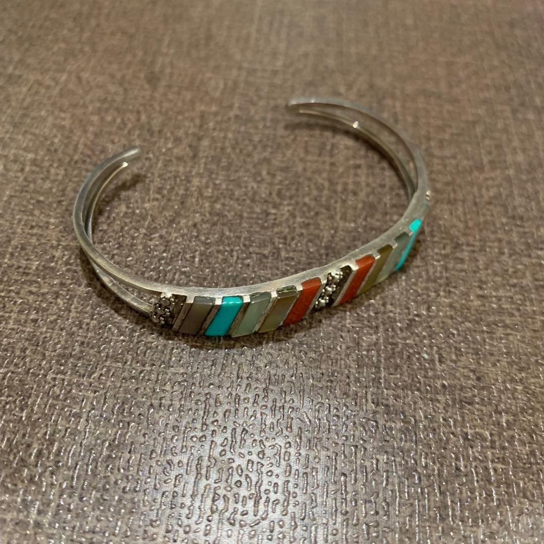 桜様専用 60s インディアンジュエリー ズニ族 シルバー 925 バングル