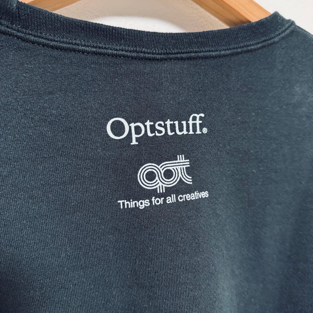 OPTSTUFF クルーネックスウェットシャツ オプトスタフ