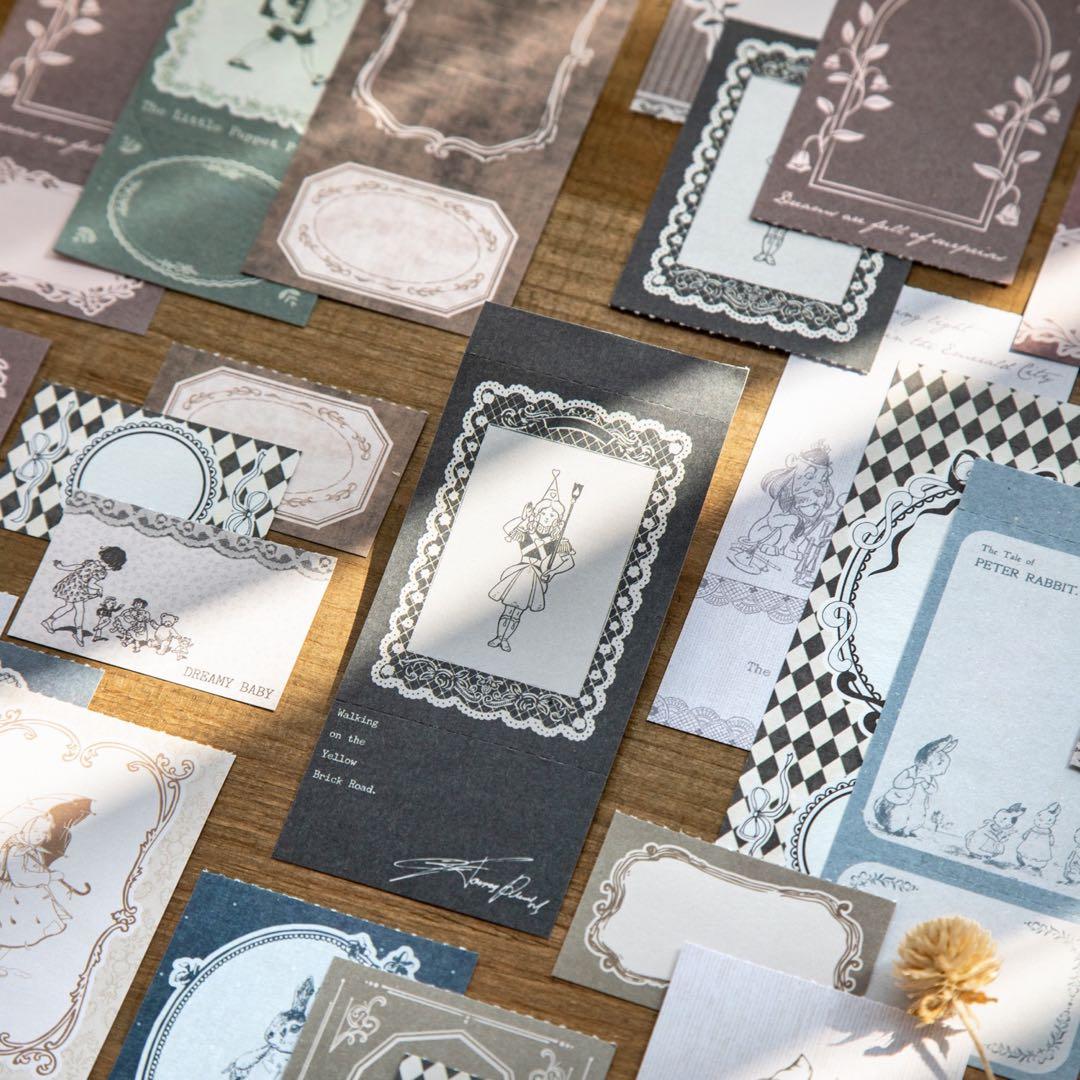 5t-10／コラージュ素材 紙素材 紙もの メモ セット まとめ売り - メルカリ