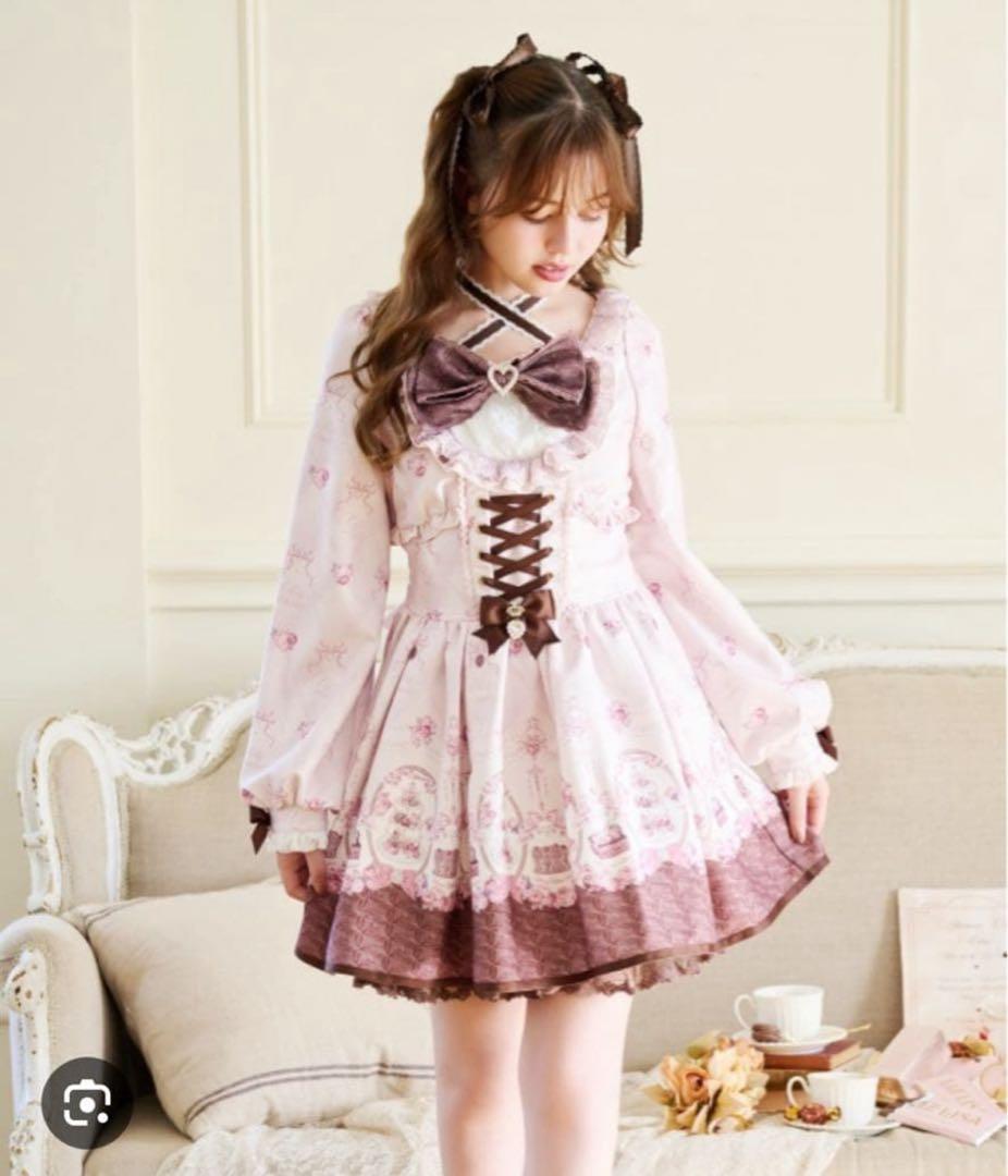 ♡ LIZLISA Melty Chocolate ワンピース ピンク ♡ Melty Chocolateワンピース ｜ LIZ LISA（リズリサ）公式通販 ｜ Tokyo