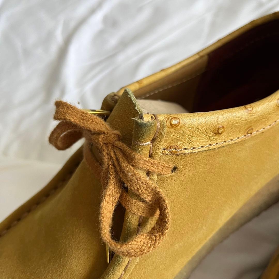 35周年 stussy Clarks ワラビー 25.5cm イエロー