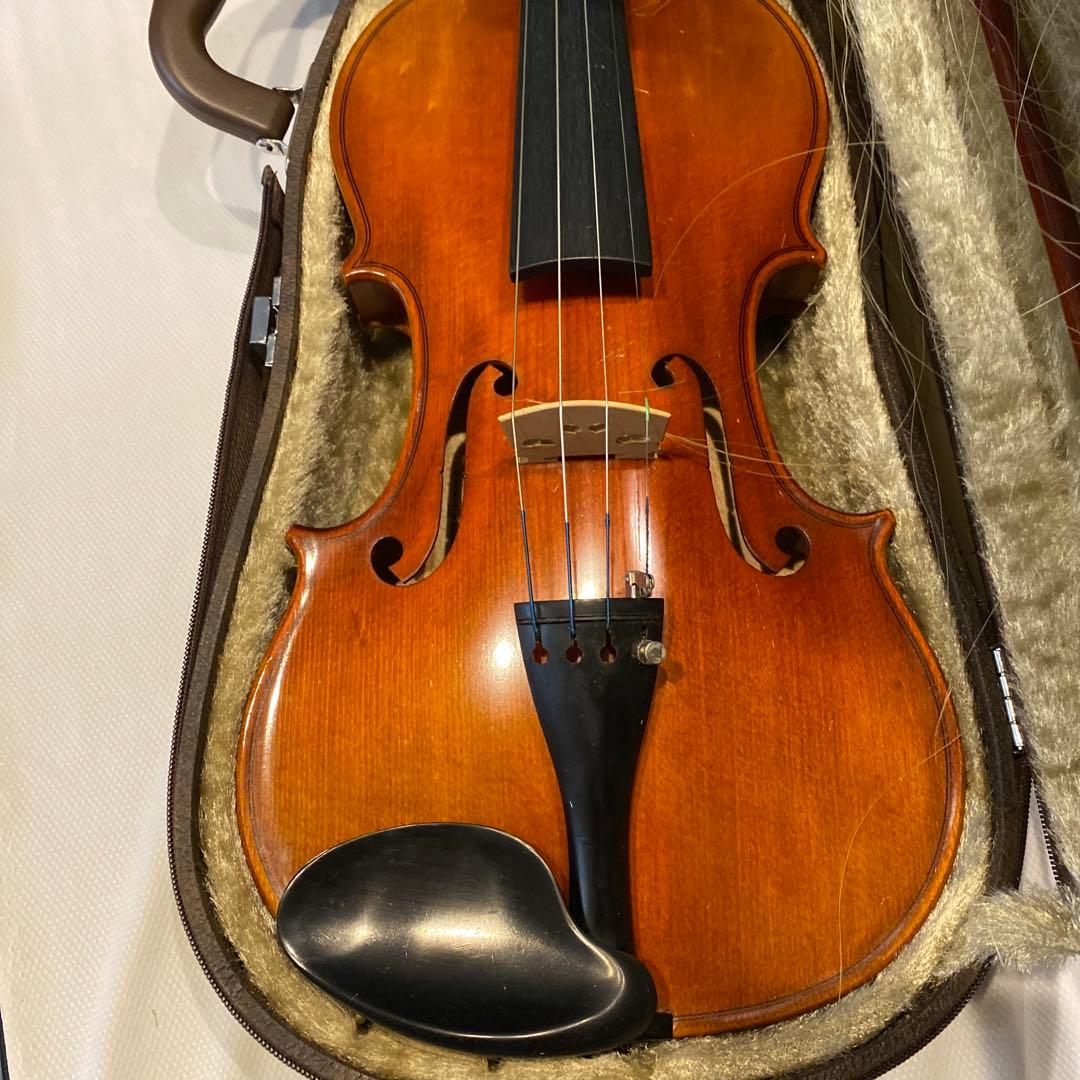 SUZUKI スズキNO.200 4/4 木製バイオリン本体 弓Kun肩当付入門 スズキ（SUZUKI） Suzuki No.200 4/4 Violin バイオリン -GrunSound