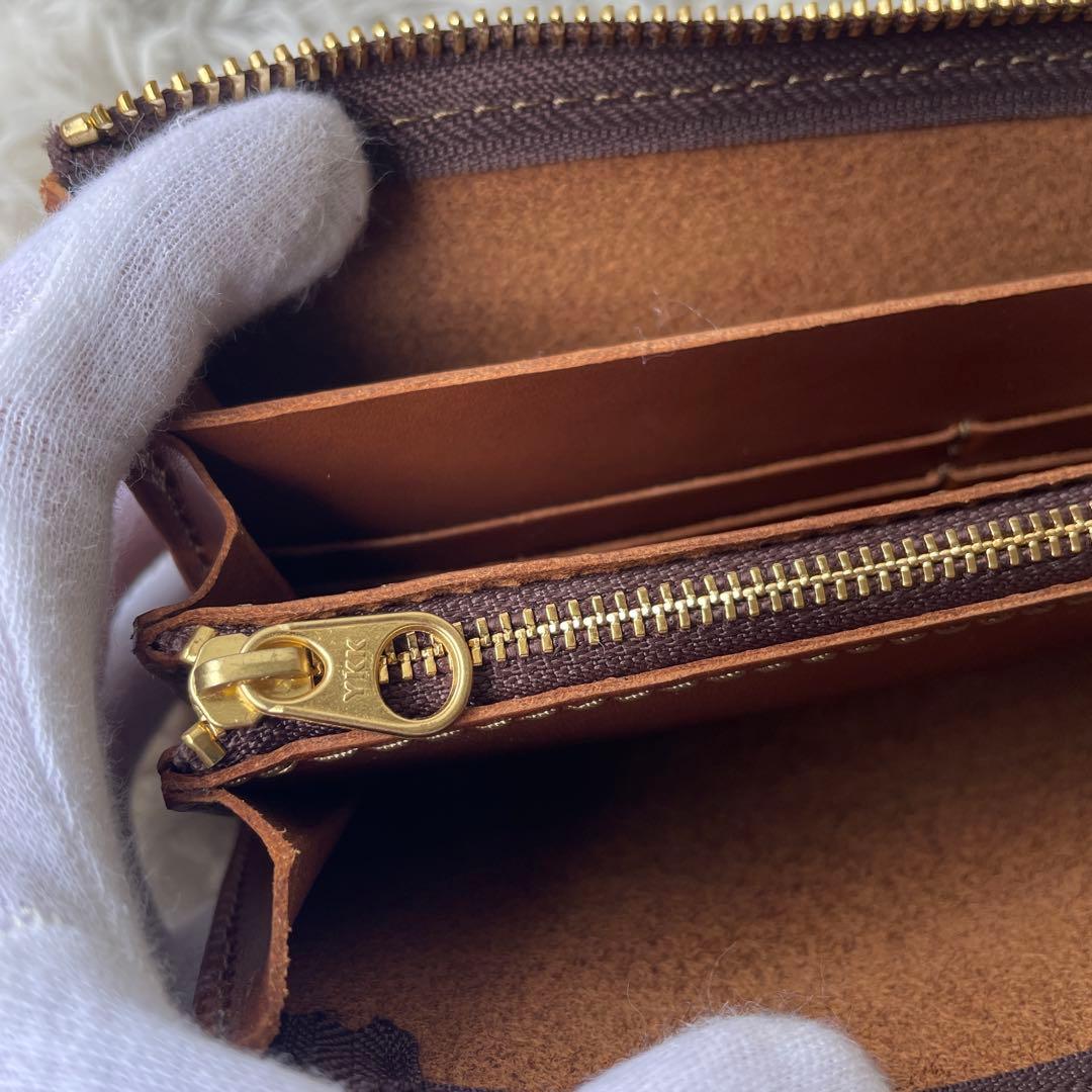 極美品】オルガン Lジップ 長財布 - メルカリ