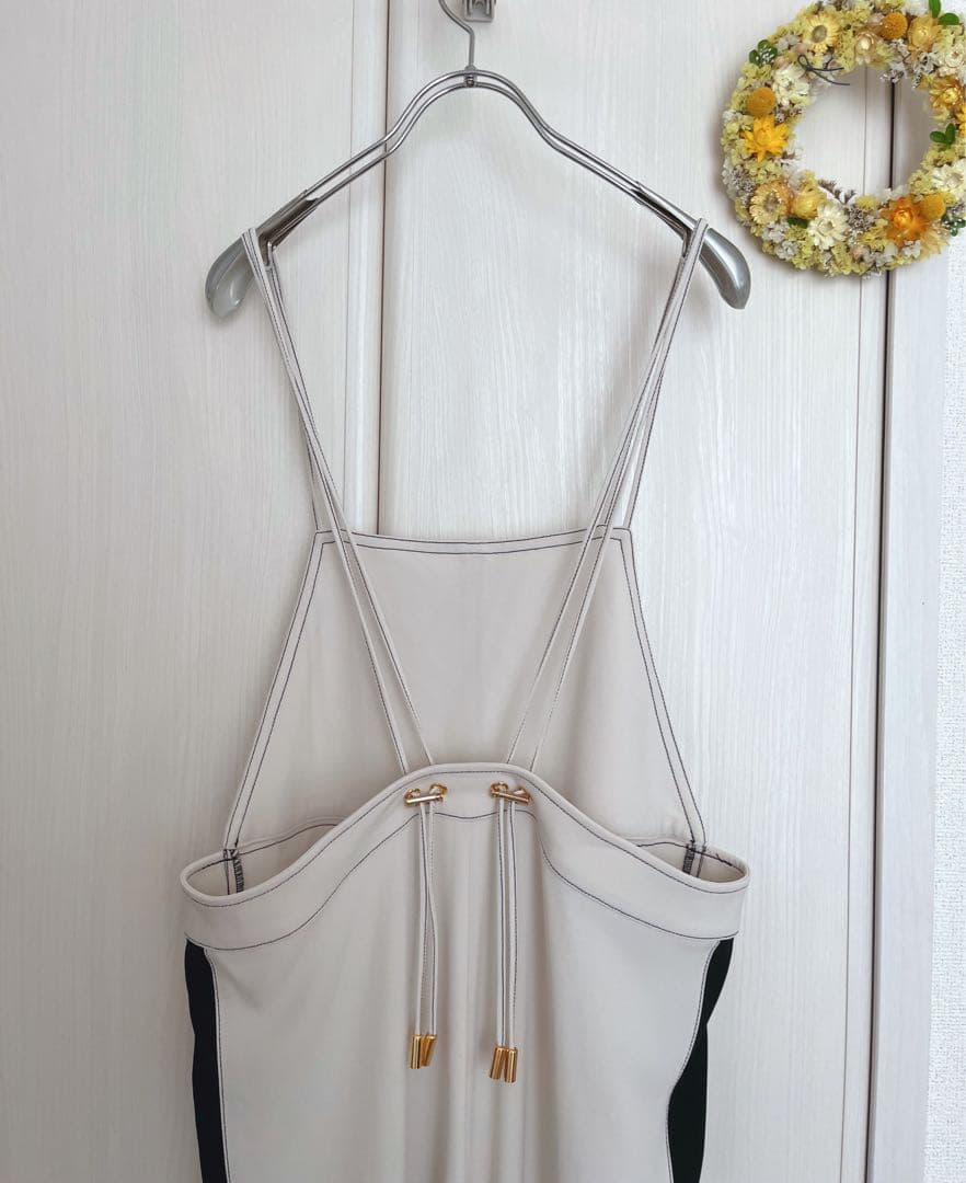 もも様専用GRACE CONTINENTAL大人配色サロペット ワイドシルエット