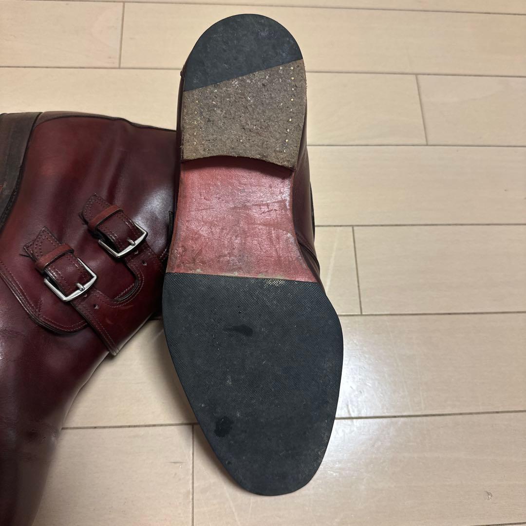 ひ*ろ様 エルメス ジョンロブ ミュージアムカーフ ブーツ LOUIS - メルカリ