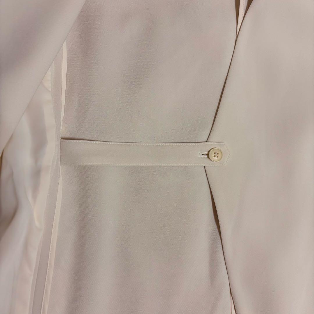 Theory セオリー 白 ロング ジャケット カーディガン 卒服 入園入学