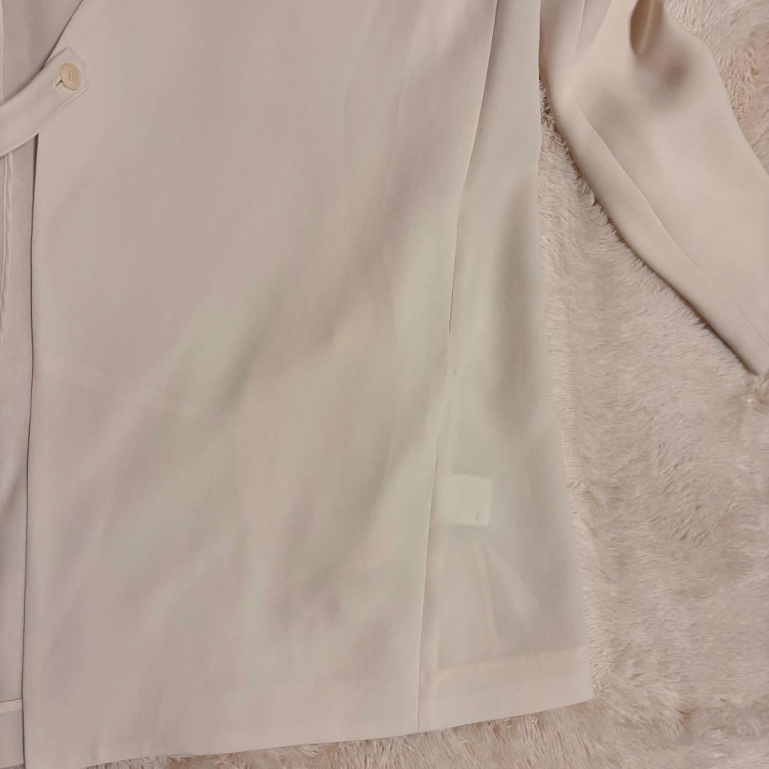 Theory セオリー 白 ロング ジャケット カーディガン 卒服 入園入学